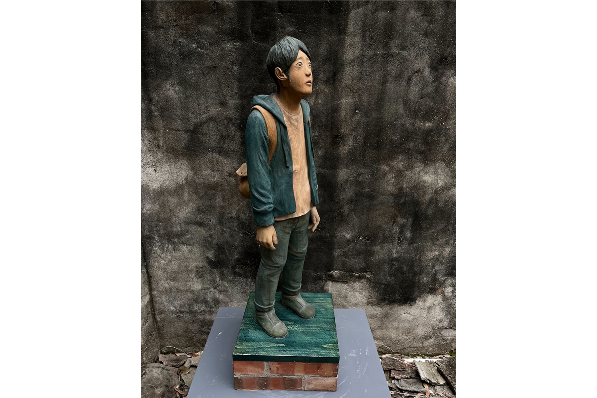 李東峻 茫茫人海裡游 李東峻 茫茫人海裡游 30x30x98cm